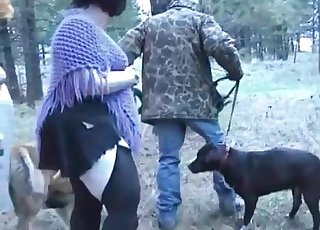 Animal sex for a couple of fatties
