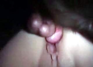 Nighttime fuck-fest with a slut