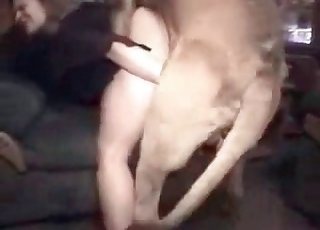 Pleasing this doggy is so cute