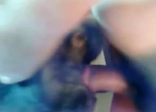 Deranged zoo sex with a guy who fucks a dog