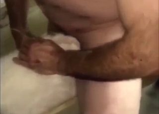 White goat fucked by two dudes: zoophile porn