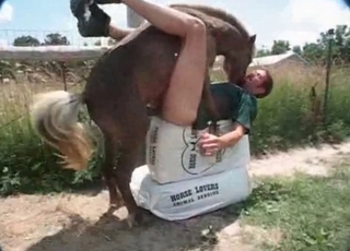 Intense zoophile wants to have some hot anal sex