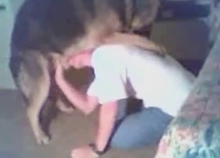 Filthy pooch having all sorts of kinky blowjob and handjob fun