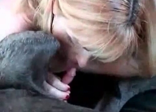 Couple of the zoophiles and doggy