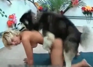 Blonde pounded hard by a Japanese animal