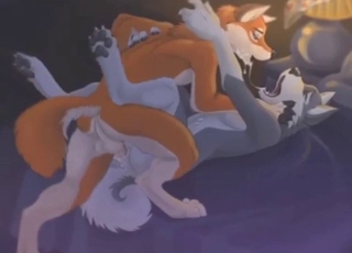 Furry toon fuck packed with deep thrusting
