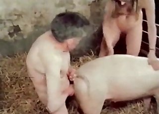 Fucking a hot animal in my personal barn