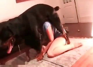 Bulldog screws a sweet wet cunt